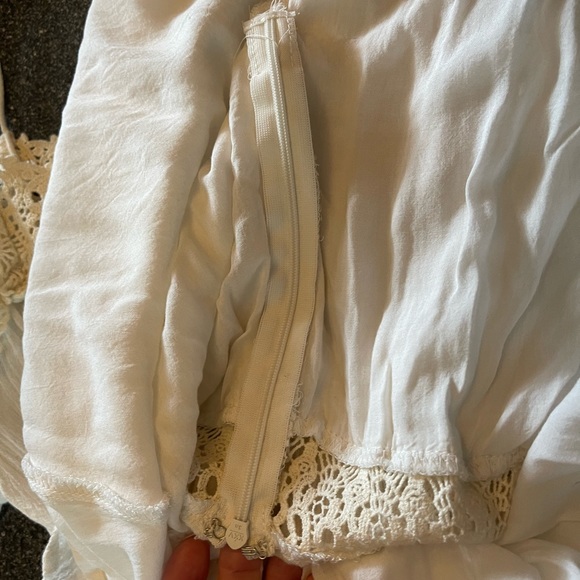 Lush cream color with crochet detailing dress. Sz. Small - Picture 9 of 9